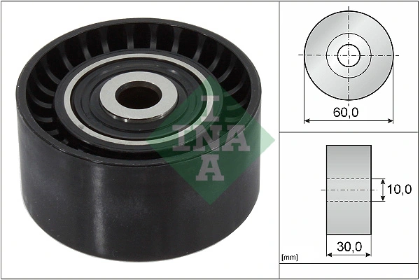 Deflection/Guide Pulley, V-ribbed belt
